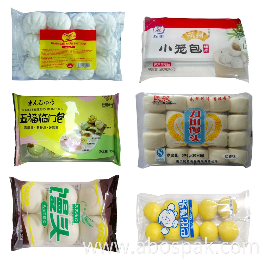 Automatic Frozen Food Packing Machine for Frozen Dumpling Empanada Samosa Horizontal Packaging Overwrapping Machine